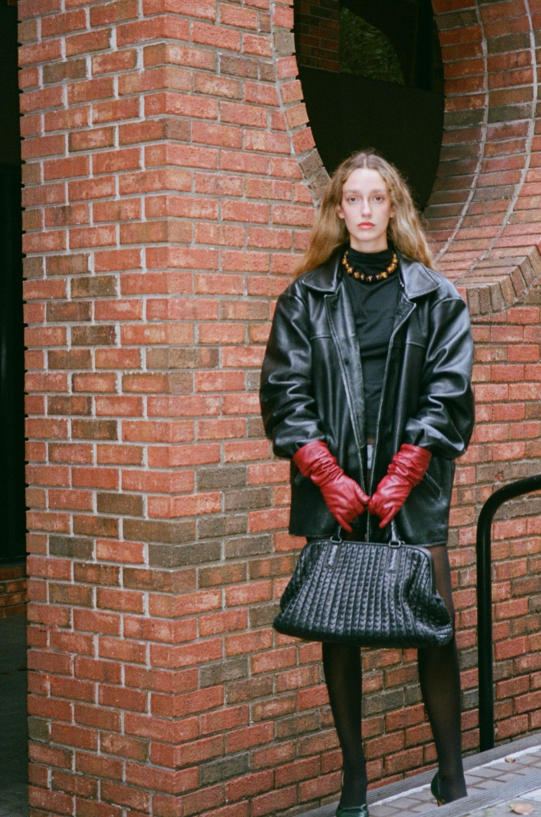 Vintage Oversized Leather Jacket