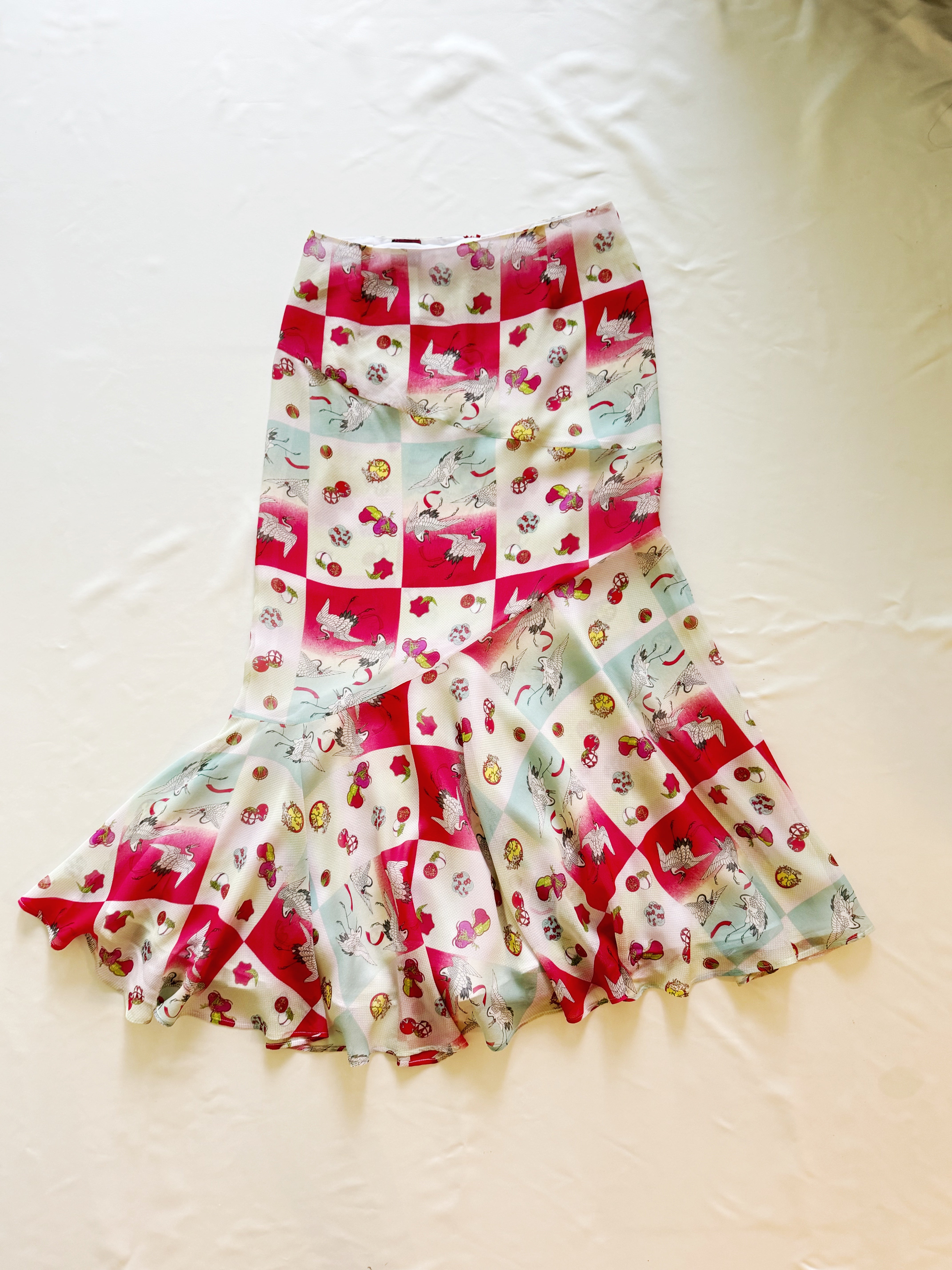 The Garza Stamp Skirt by Kenzo