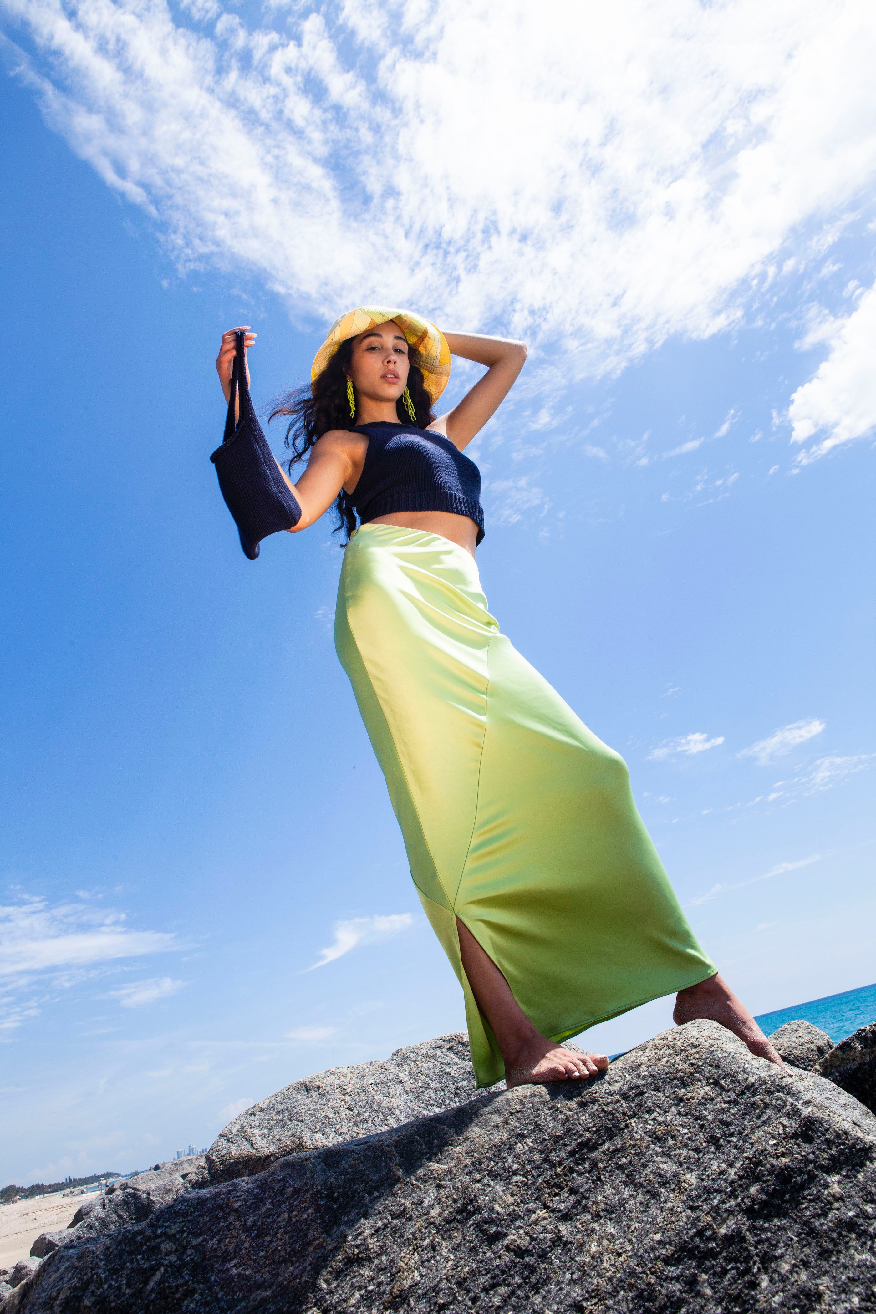 Sateen Skirt