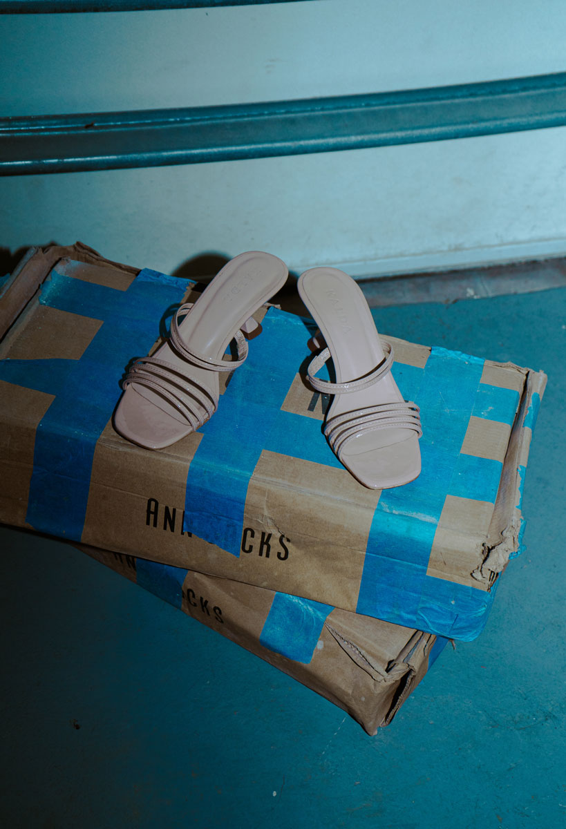 Simon Mini Sandals Nude