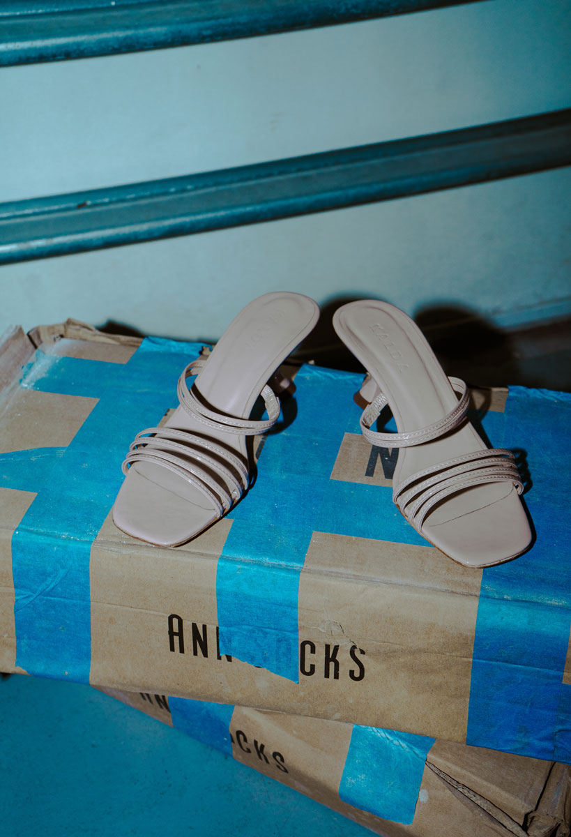 Simon Mini Sandals Nude