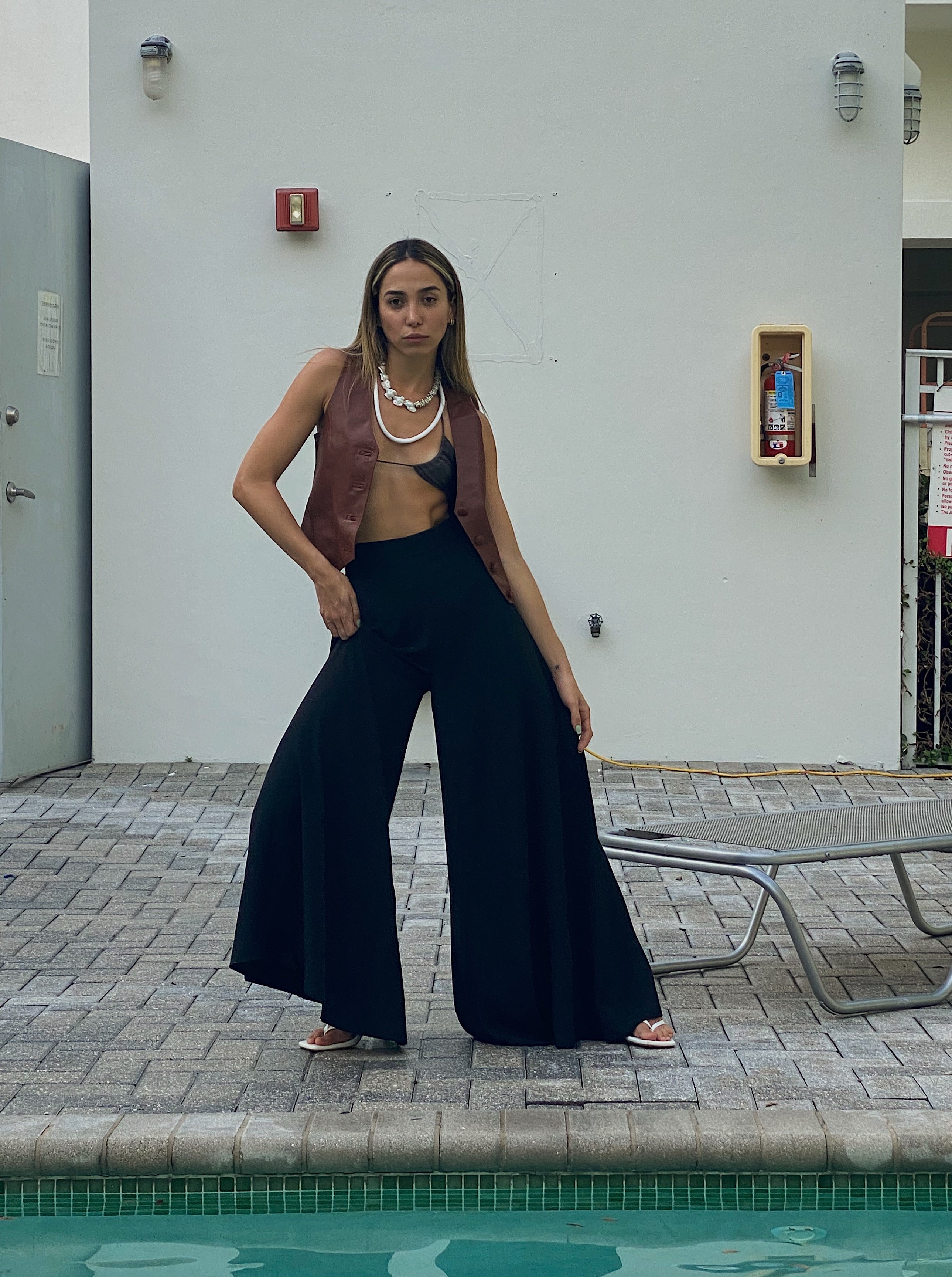 Silk Palazzo Pants