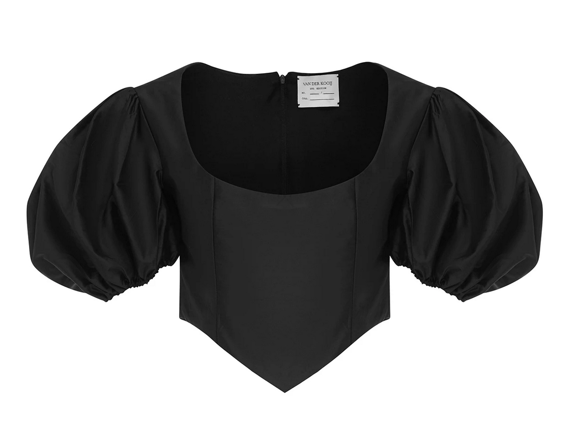 Silk Volume Crop Top